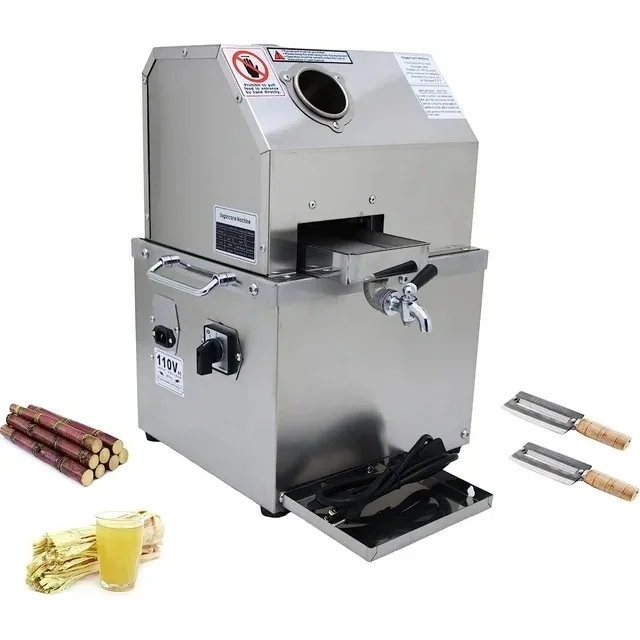 SugarCane Press Double Power Stainless Steel Electric Vertical Sugarcane Juicer Commercial Brazil Small Sugarcane Juicer Machine