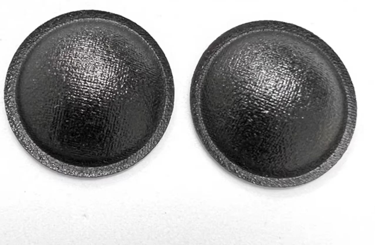 2PCS GHXAMP 26mm 블랙 오일클로스 스피커 더스트 캡 교체 커버 수리 액세서리