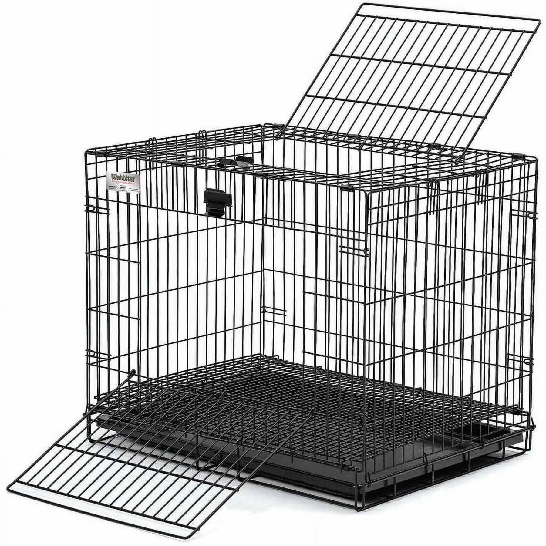 

Folding Rabbit Cage Farm Animal Supplies 1 Top Door, 1 Front Door