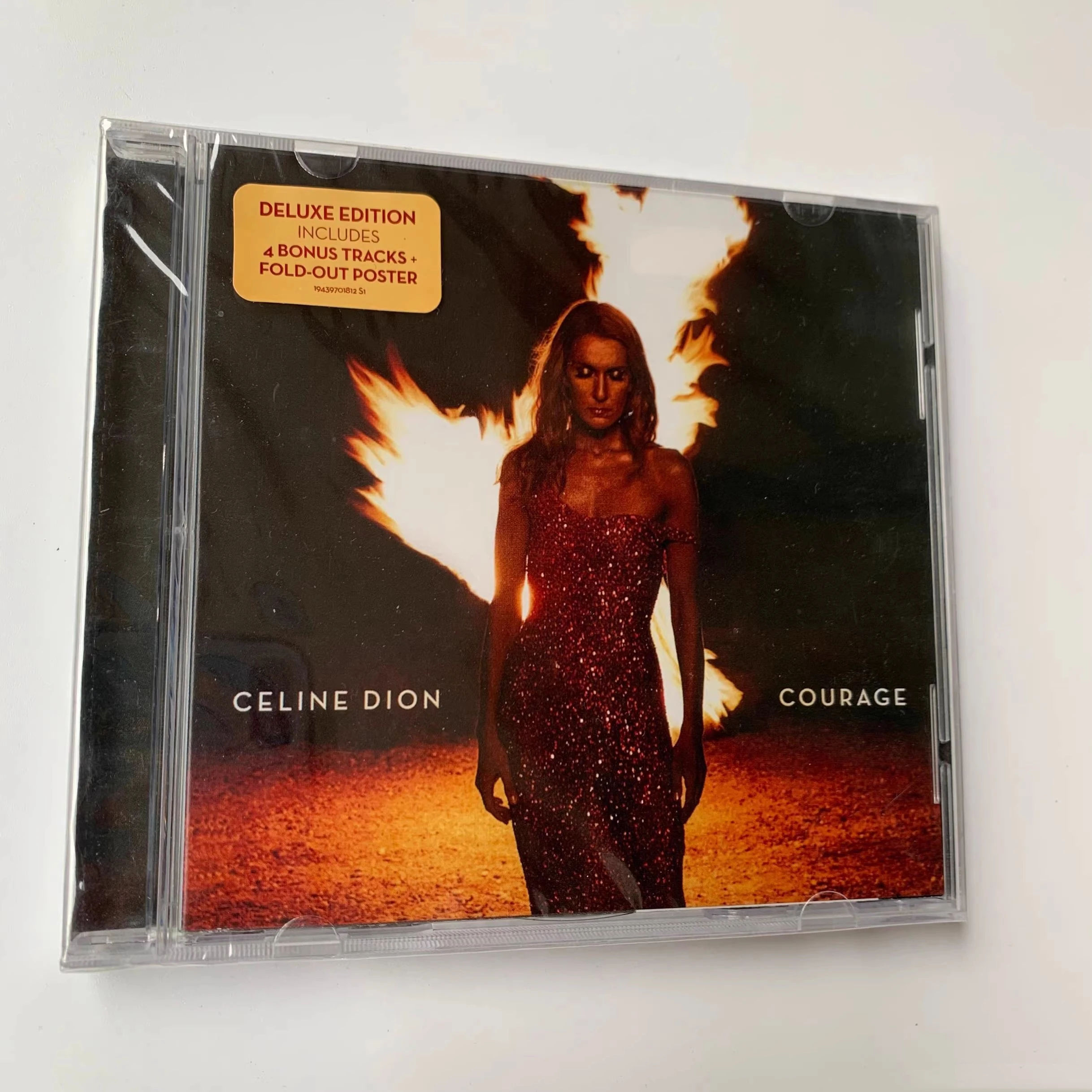 Pop Celine Dion Music CD Courage Deluxe Album Falling in Love Again Music Record Cosplay Walkman Car Soundtracks Box Party Music