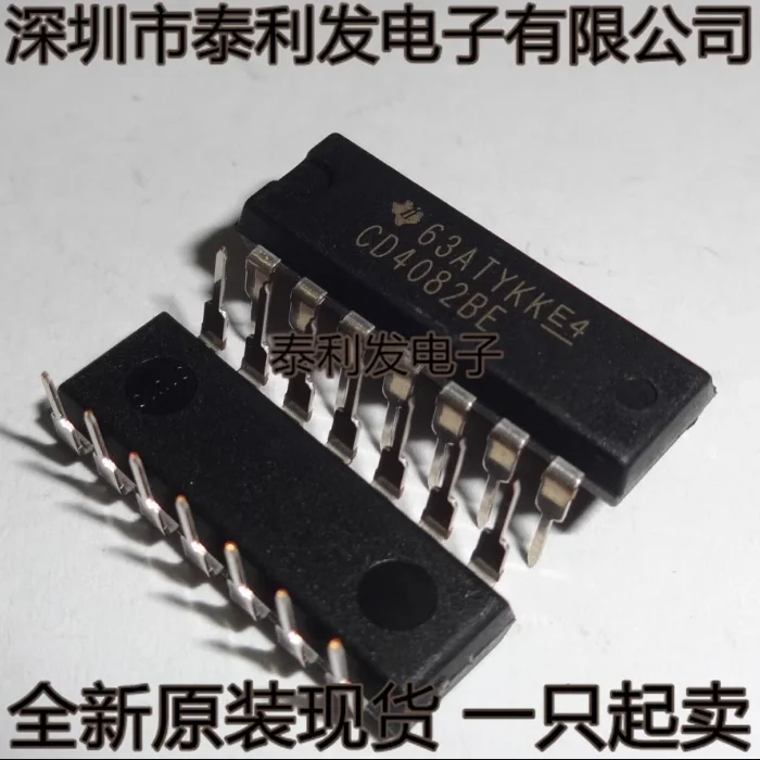 10PCS Imported CD4082BE CD4082 DIP14 COMS Dual Channel 4 Input And Door Brand New Spot IC