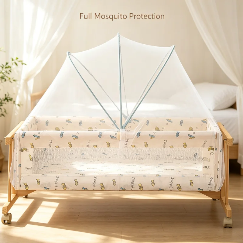 Universal Mosquito Net Canopy For Bed Foldable Portable Mesh Tent Cover Breathable Protection For Bedroom Home