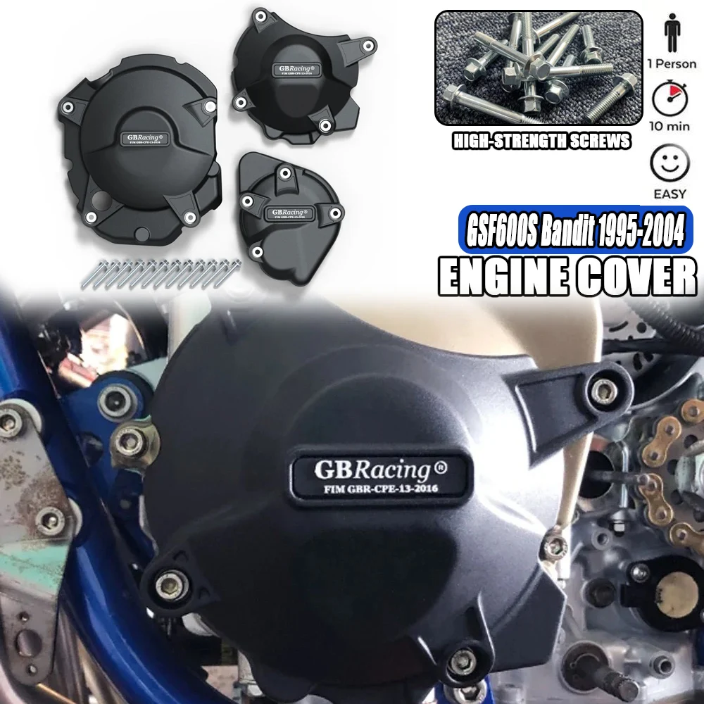 Motorcycles Engine cover Protection case For Suzuki GSF600S Bandit 1995-2004 Engine Covers Protectors