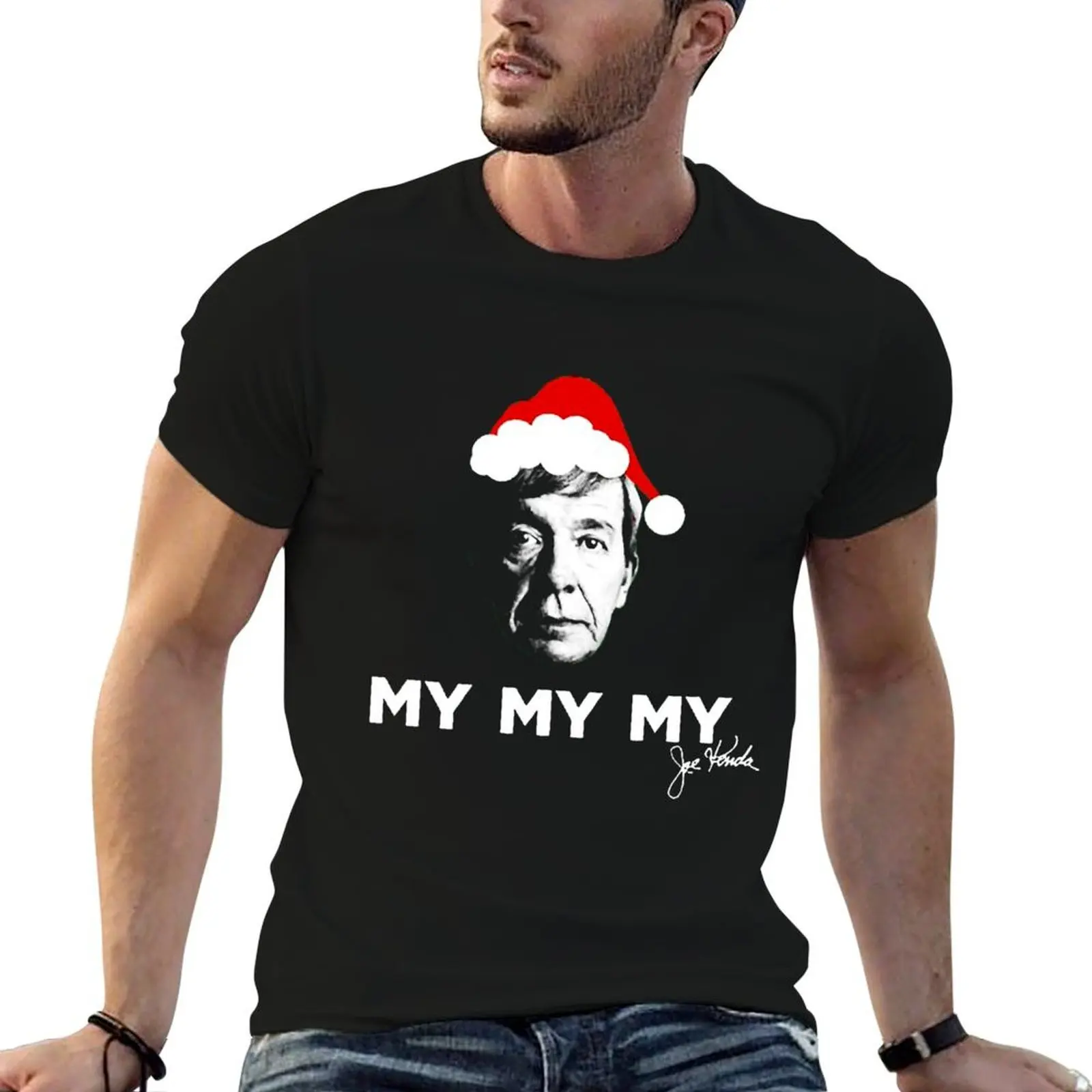 my my my joe kenda T-Shirt oversize t-shirts man Funny t-shirts Men's clothing