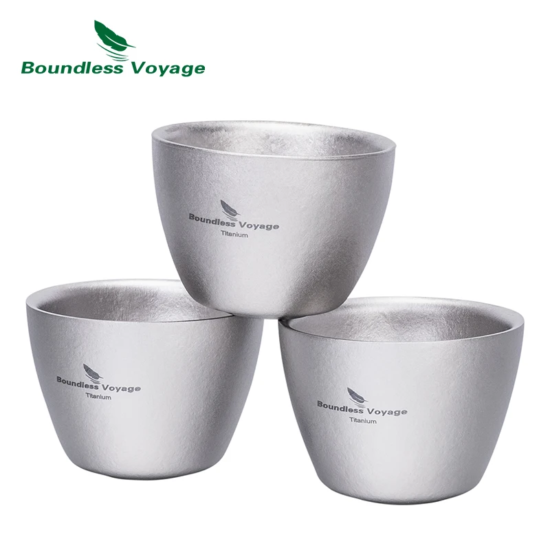 Boundless Voyage 40ml チタン製ティーカップ ミニ二重壁酒器