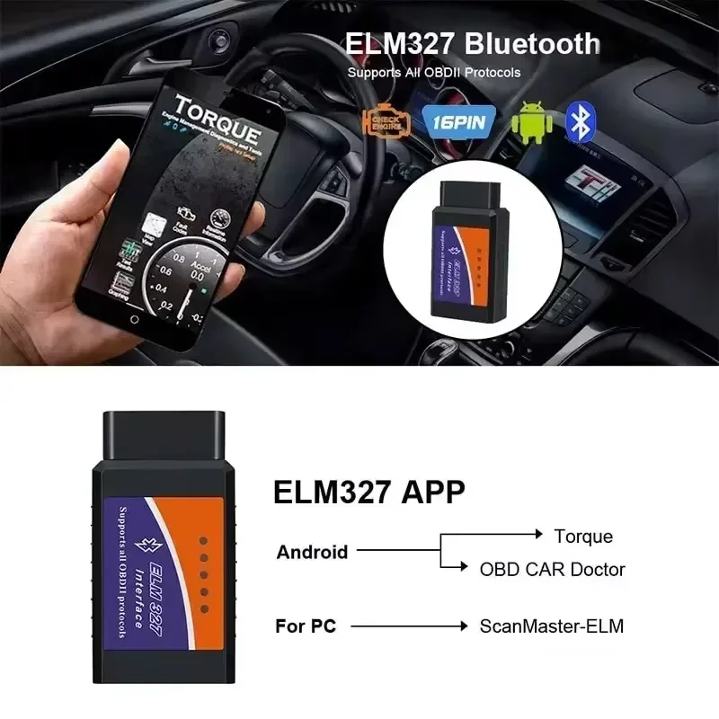 Compact Obd2 Wireless Diagnostic Scanner - Unlock Your Car\'S Hidden Potential, No Battery Required