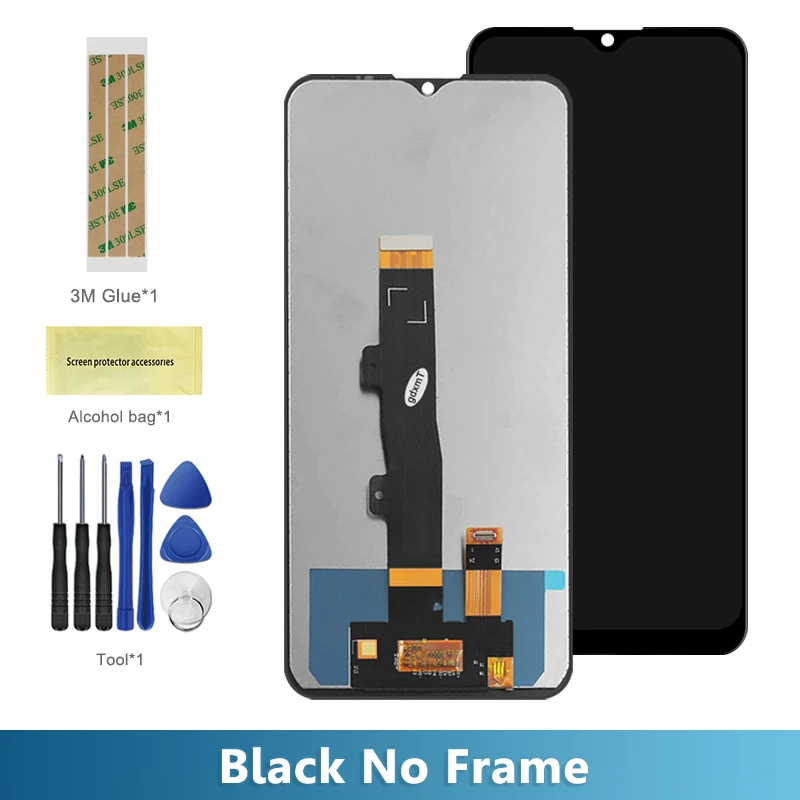 For Motorola Moto E7 Power LCD Display With Frame Touch Sensor Digiziter Assembly For Moto E7i Power XT2097-13 Replacement