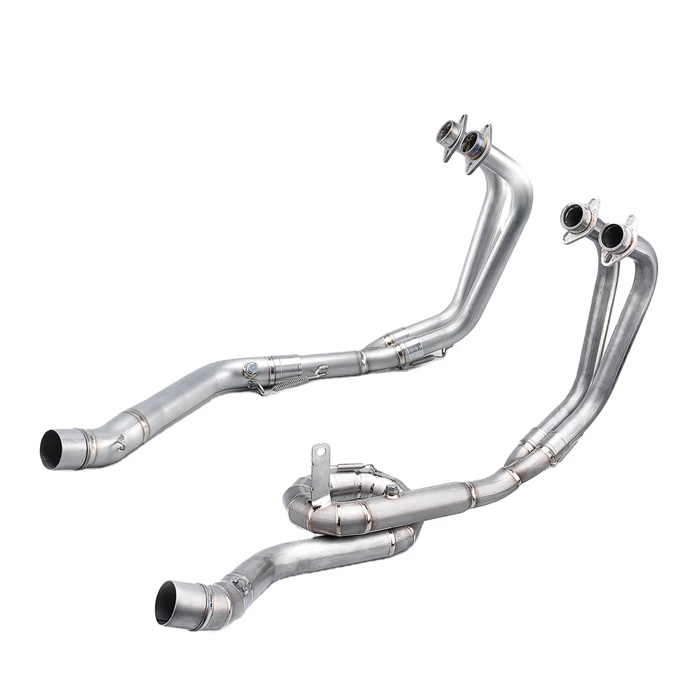 

STLF Yama R25 R3 MT-03 Titanium Alloy Full Exhaust System 51mm Mid Pipe Stainless Steel New Slip Compatible for Yama YZF R3 R25