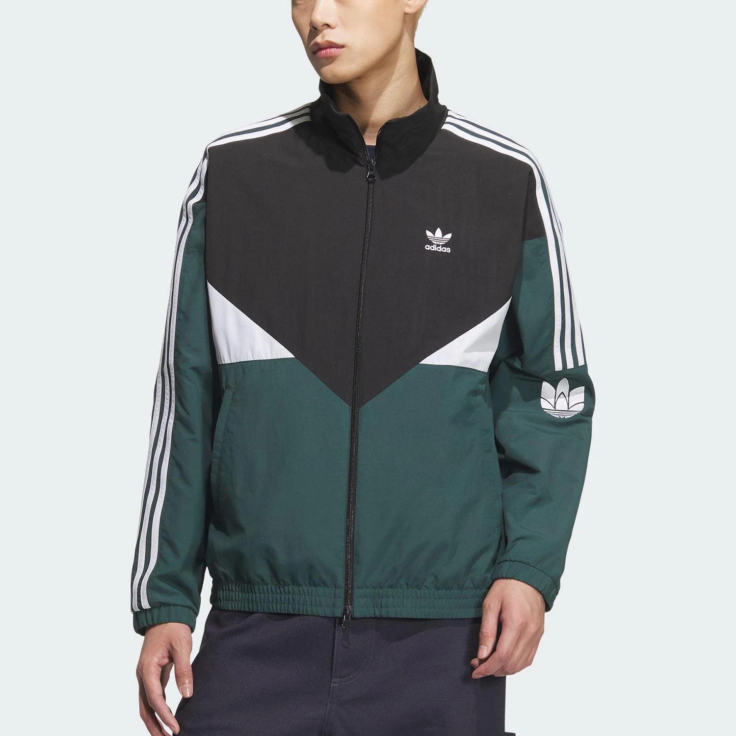 

Adidas genuine Originals Unisex Loose Sports Patchwork Woven Jacket KC3115