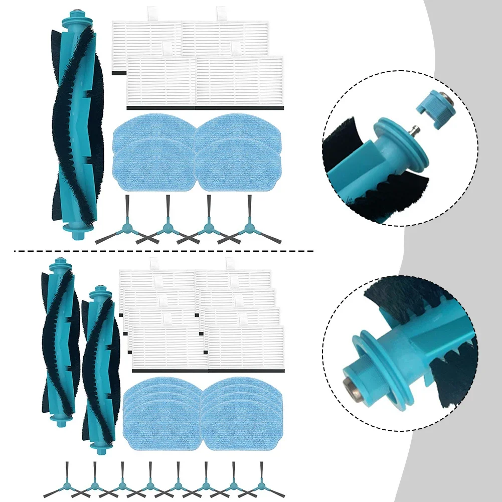 

Main Side Brush Filter Mop Cloth Kit For Conga7690 Immortal Max For Conga 7690 Immortal-Max M For Conga 7690 Immortal Max Parts