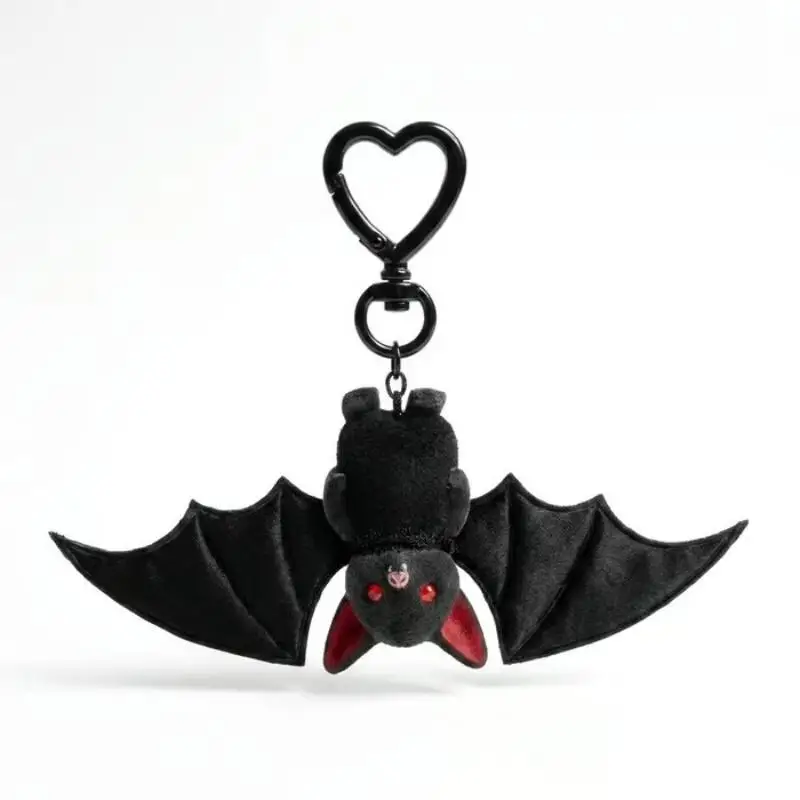 Halloween Goth Fledermaus Schlüsselanhänger Niedlicher Cartoon Schwarzer Fledermaus Anhänger für Partydekoration Modische Rucksackdekoration Accessoires Geschenke – Detail 8