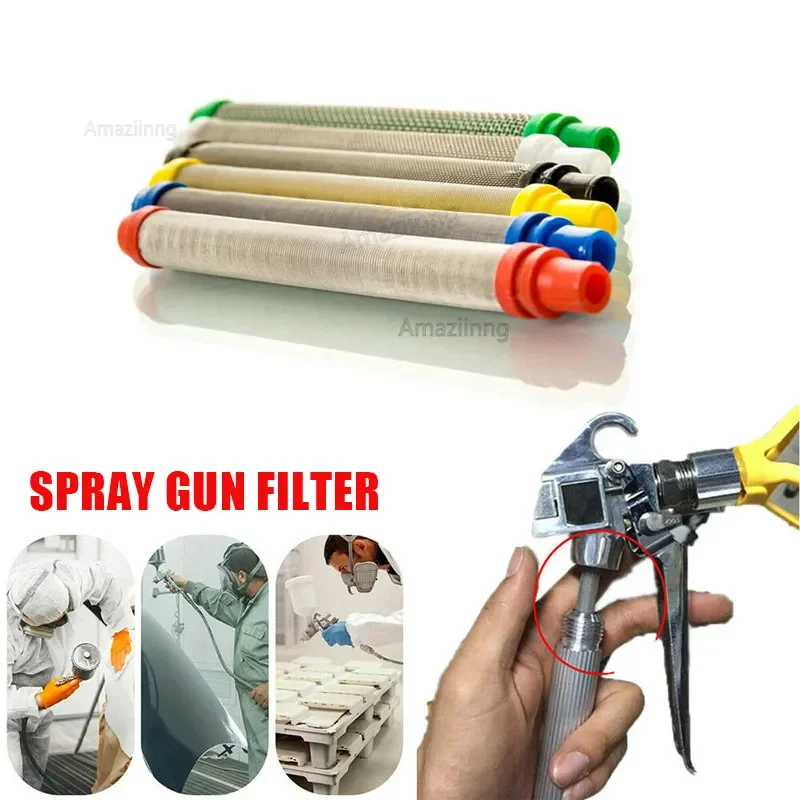 Wagner Airless Spray Gun Filter 89324 5PCS/10PCS 30/50/100/150/200 Mesh Replacement Accessories For Wanger Spray Gun Repair Tool