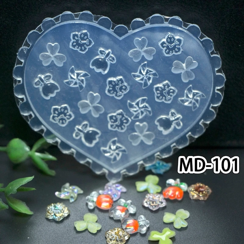 Soft Silicone Carving Mold Sculpture Stamping Stencils 3D Relief Pattern Decorating Manicure Tool Easy to Demould Dropsale