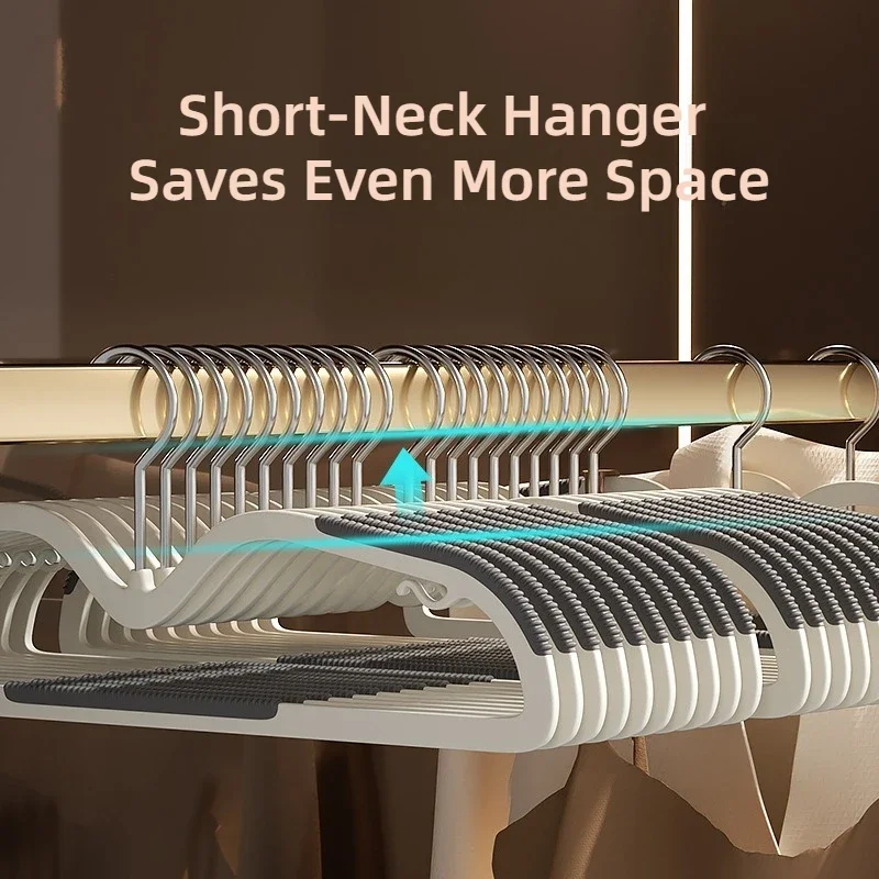 10/20PCS Ultra-thin Space-Saving Hangers Durable Clothing Rack with Swivel Hook for Sweater Shirts Lightweight Clothes Organizer 2