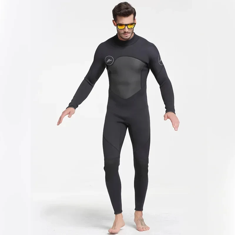 3Mm Winter Lange Mouw Heren Wetsuit Voorkom Kwallen Snorkelpak 3Mm Nieuw Eendelig Neopreen Duikpak