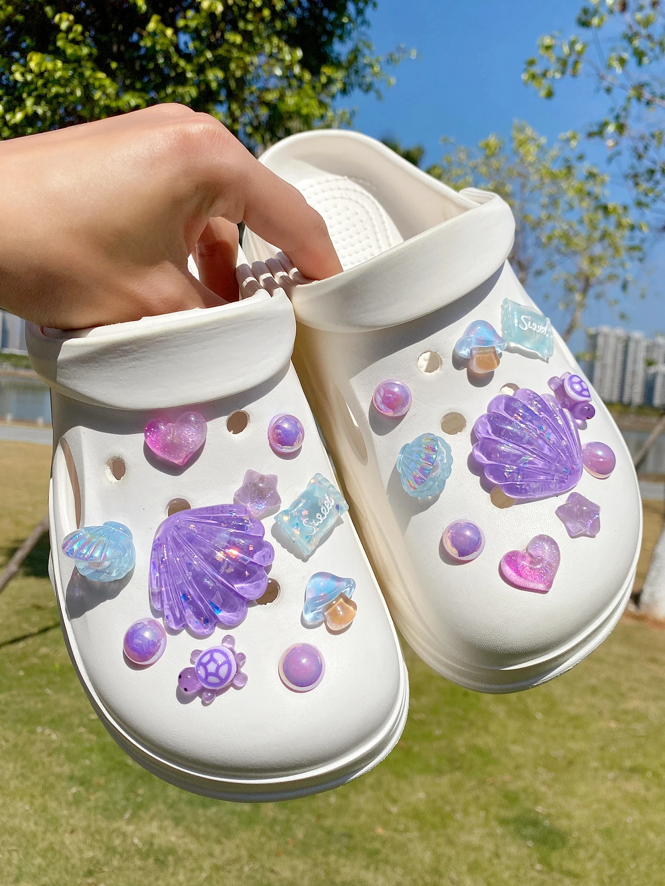 20 Pieces of Marine Life Shoe Decorations for DIY Casual Accessories - Fun and Multi-functional Personalized Shoe Ideas