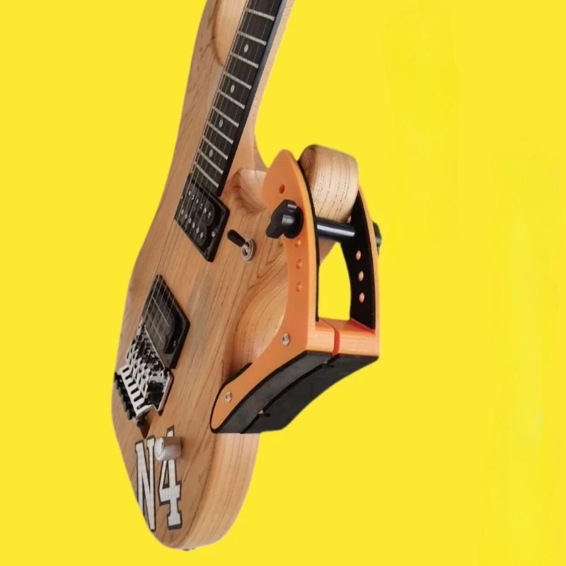 Electric Guitar/ Bass Leg Holder Ergonomic Guitar Holders Antislip Stability Stand Convenient Clip-type Guitar Holder Accessorie