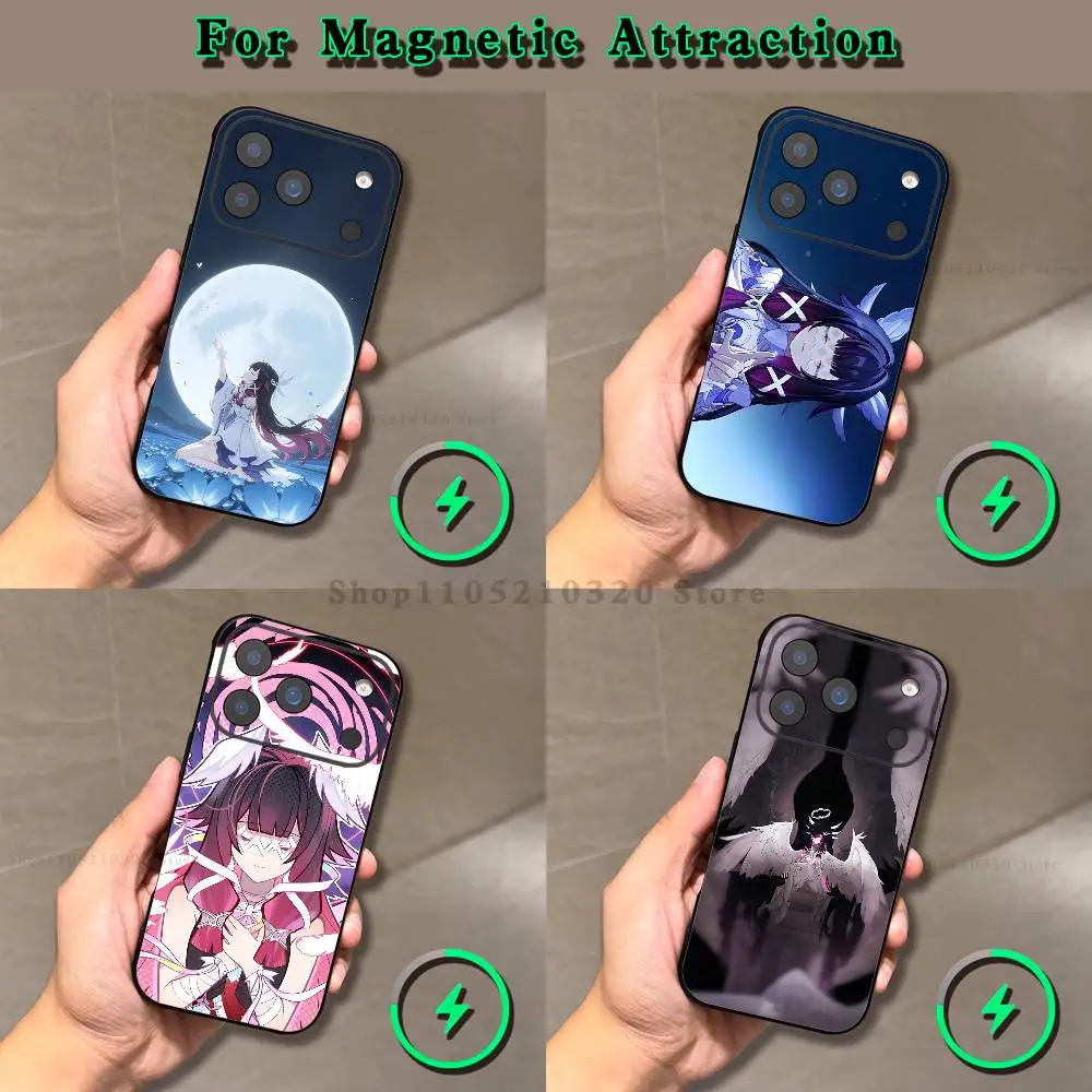 

Genshin Impact C-Columbina Phone Case For iPhone 17,16,15,14,13,12,11,Pro,Max,Plus,E,Air,Mini Magnetic Magsafe Frosted Clear