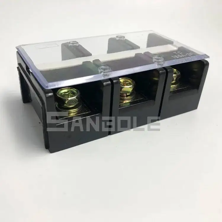 Fixed Terminal BlockTC-1503 150A 3P 600V Connector Dual Row 40-60mm2 Copper Stable Industrial Power Wiring Connection - view 3