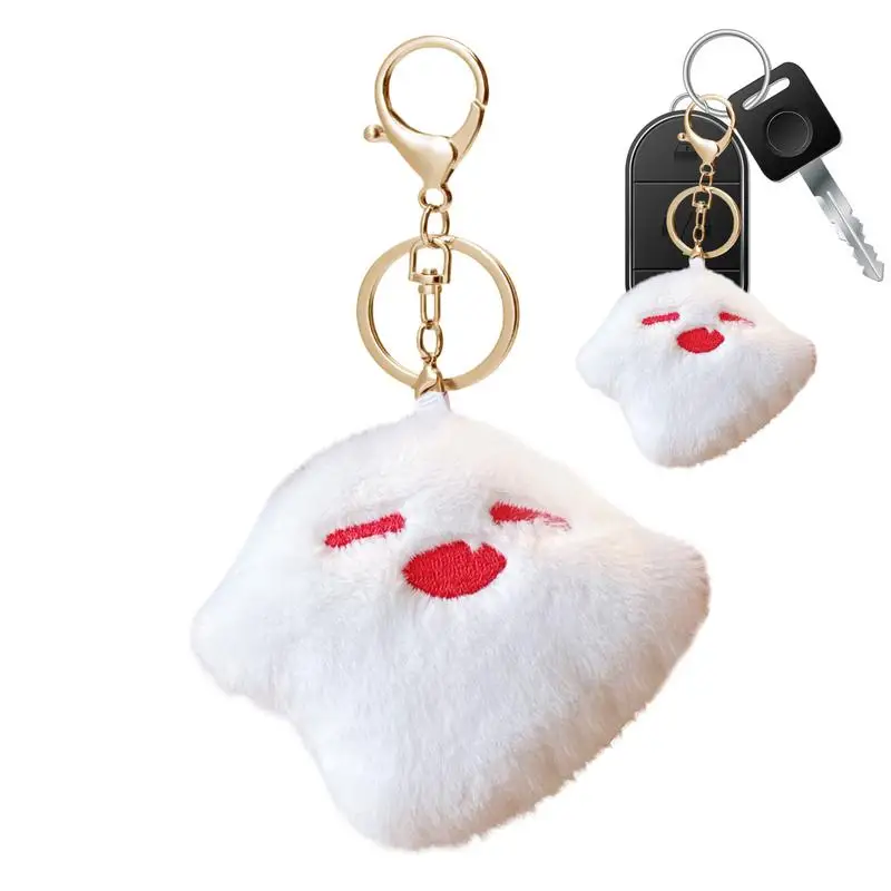 Plushie Charm Keychain Soft Plushie Charm Halloween Plush Toy Cute Design Collectors Stuffed Toys for Keychain Bag Charm