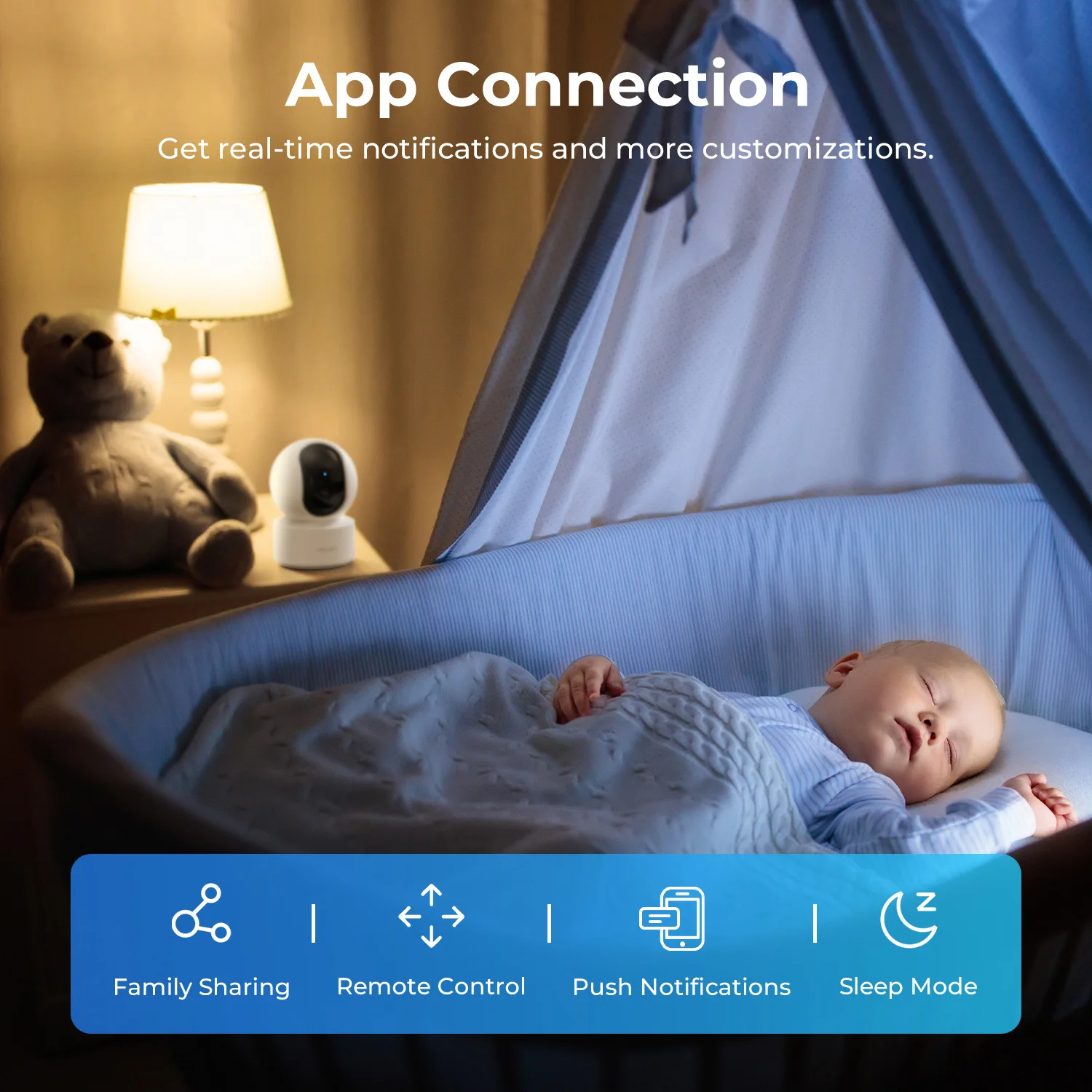 كاميرا IMILAB C21 WiFi المدمجة الداخلية 2.5K عرض مباشر