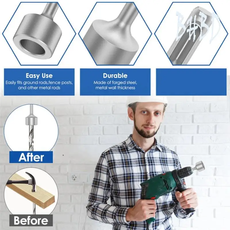 

BHBD-SDS-PLUS Steel Drill Driver Parts With Round Handle Of 19Mm And 21Mm Is Suitable For Electric Hammer Drilling Grounding Rod
