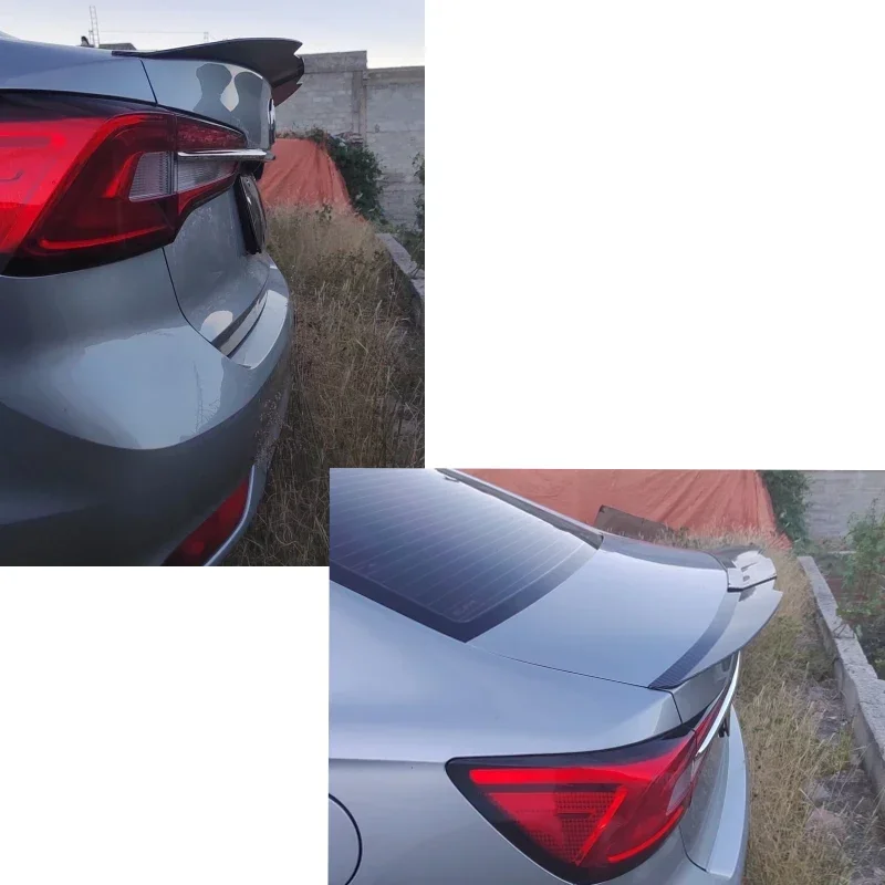 3Pcs Ducktail High Kick Trunk Spoiler For BMW Universal Rear Boot Wing For Multi Models Car 4