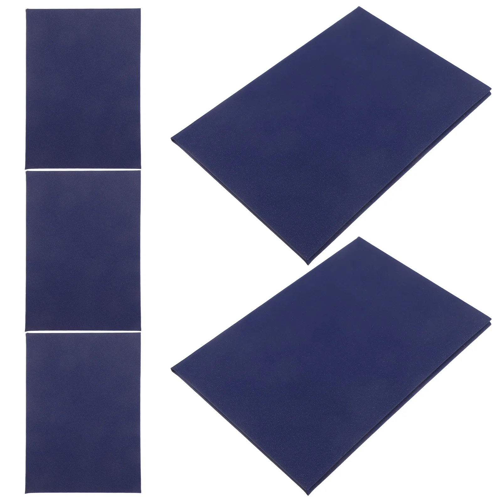 

5Pcs Solid Color Blank A5 Diploma Covers Blue Certificate Holders for Graduation Ceremony Diploma Protector Paper Award Folder