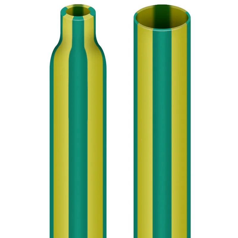 Yellow-Green Heat Shrink Tubing Thickened Insulation Sleeve Ground Wire Identification Cable Protector 2.5-120mm