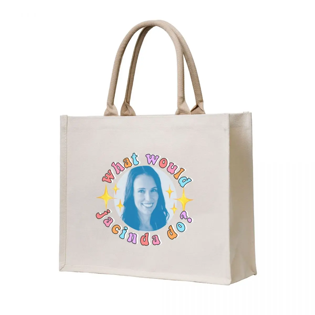 

What would jacinda do Pastel sparkles version Tote Bag tote bag women shopper bag woman tote canvas Gift