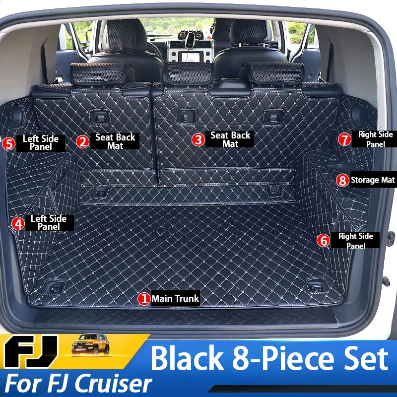 For Toyota FJ Cruiser Trunk Mat FJCruiser Interior Modification Full Large Surround Tail Box Mat