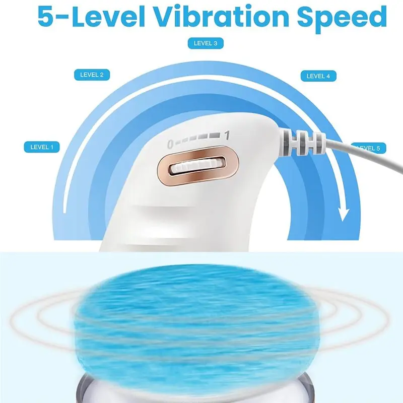 Cellulite Massage Machine-Electric Body Sculpting Device For Stomach Belly, Handheld US Power Adapter US PLUG