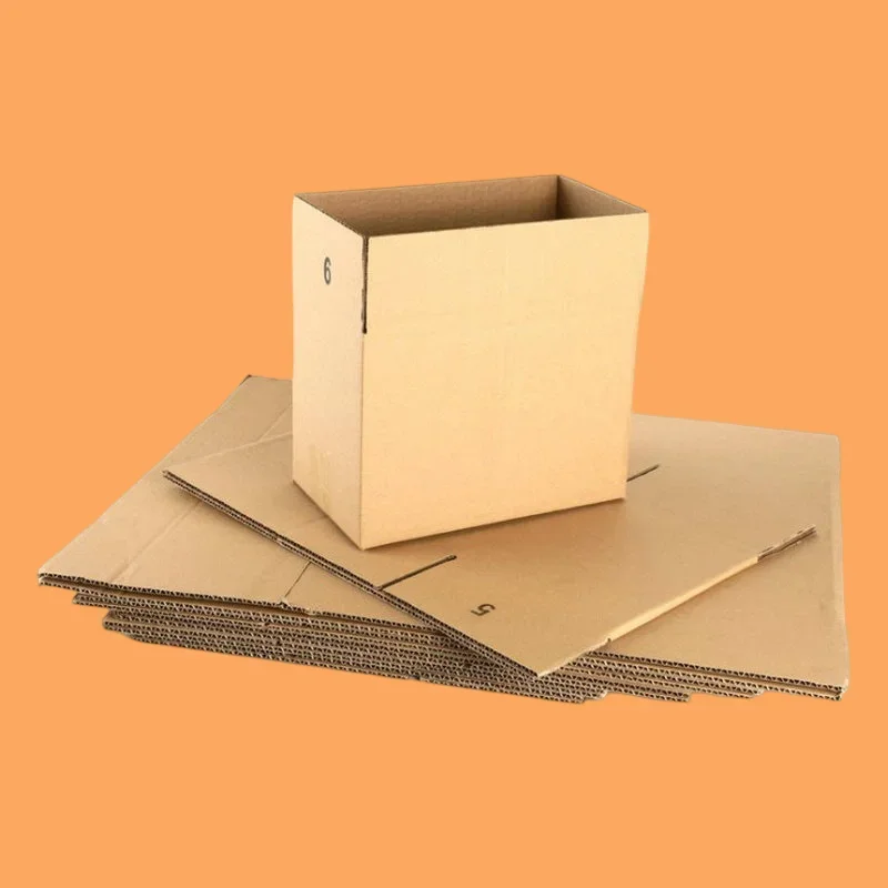 10 قطعة 3-layer صناديق تخزين الورق المموج التعبئة السريعة الثقيلة مجلس الشحن التعبئة والتغليف كرتون كبير من الورق المقوى #1