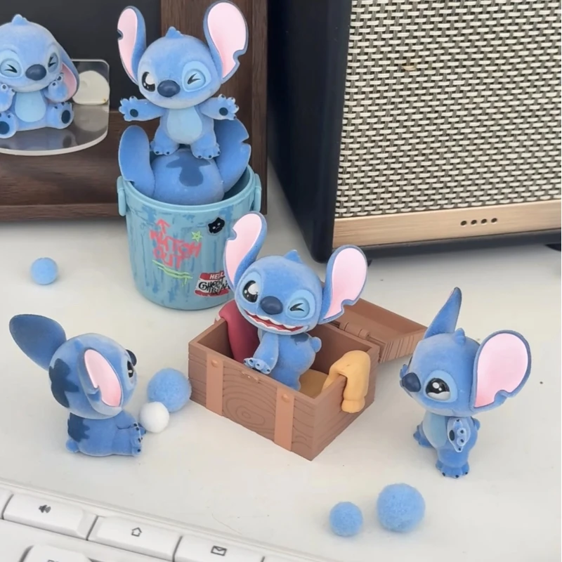 Stitch Series Blind Bag Stitch Mini Bean Mystery Box Desk Ornament Decoration Collection Childrens Toys Girls Birthday Gifst