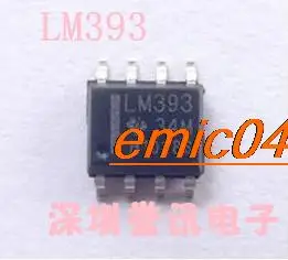 오리지널 주식 LM393 LM393DR IC, 10 개