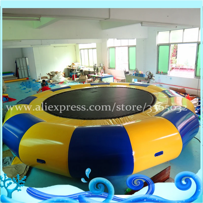 Trampoline Water Bouncer Soft Jumping/ Inflatable Bungee Jumping Trampoline/ inflatable water trampoline