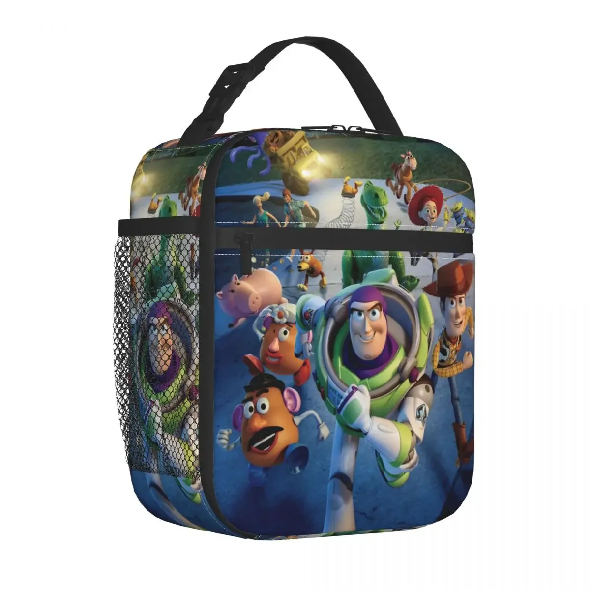 Cartoon Toy Story Thermal Insulated Lunch Bag Women Portable Lunch Box for Kids School Children Storage Food Tote Bags