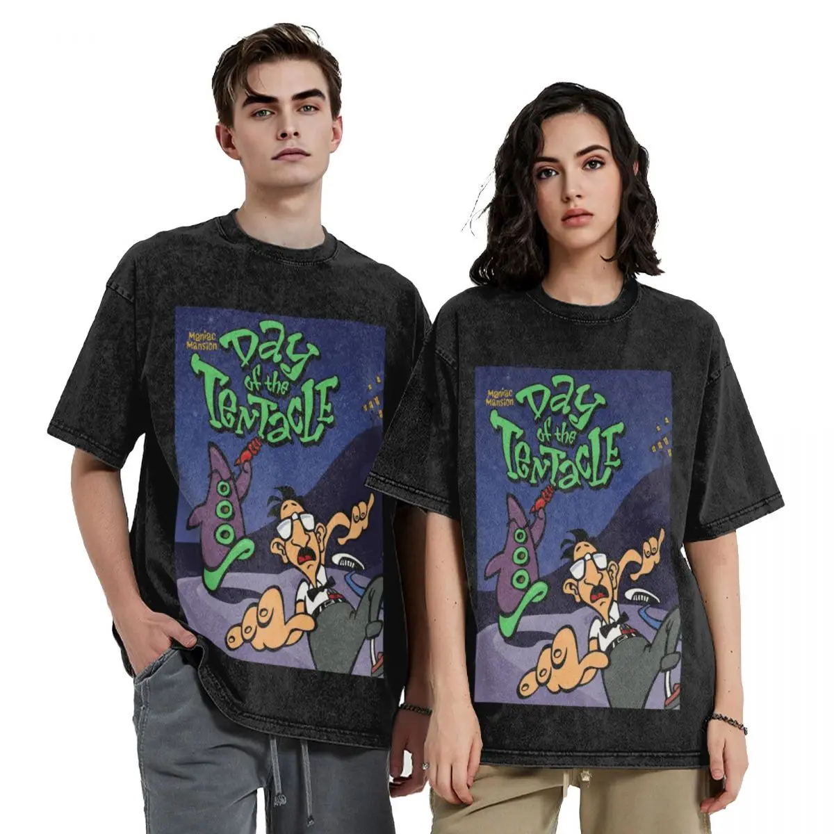 

Classic Game Covers Day of the Tentacle T-Shirt graphic shirts shirts graphic quick drying sweat shirts, men