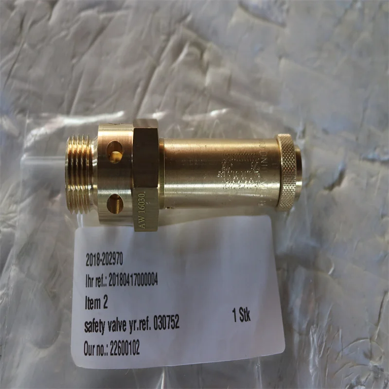 J.P.Sauer&Sohn WP45L Safety Valve Industrial Compressor Parts with 030752 Model