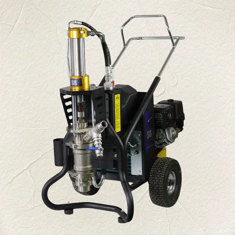 hot Gypsum Drywall Mud Piston Pump Sprayer High Pressure Electric diesel Airless Putty Paint Sprayer Plastering Machine
