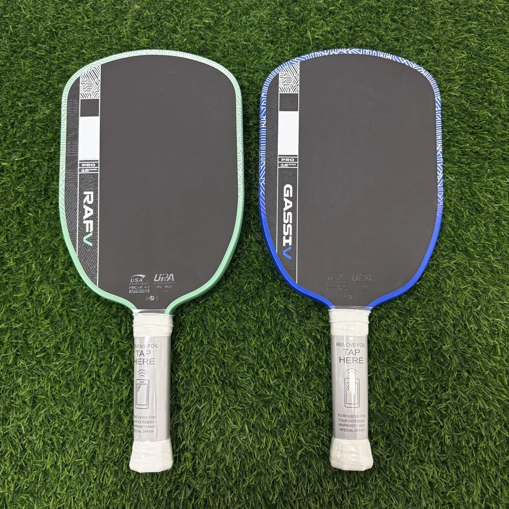 16MM Pro V USAPA Approved Pickleball Paddle Tech Flex for Power Spin Core Speed Touch Shapes UPA-A Approved