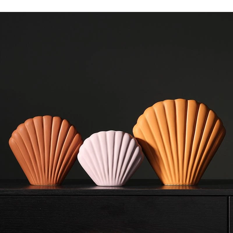 European Color Vase Flower Arrangement Ornaments Art Ceramic Hydroponic Living Room Countertop Home Decoration