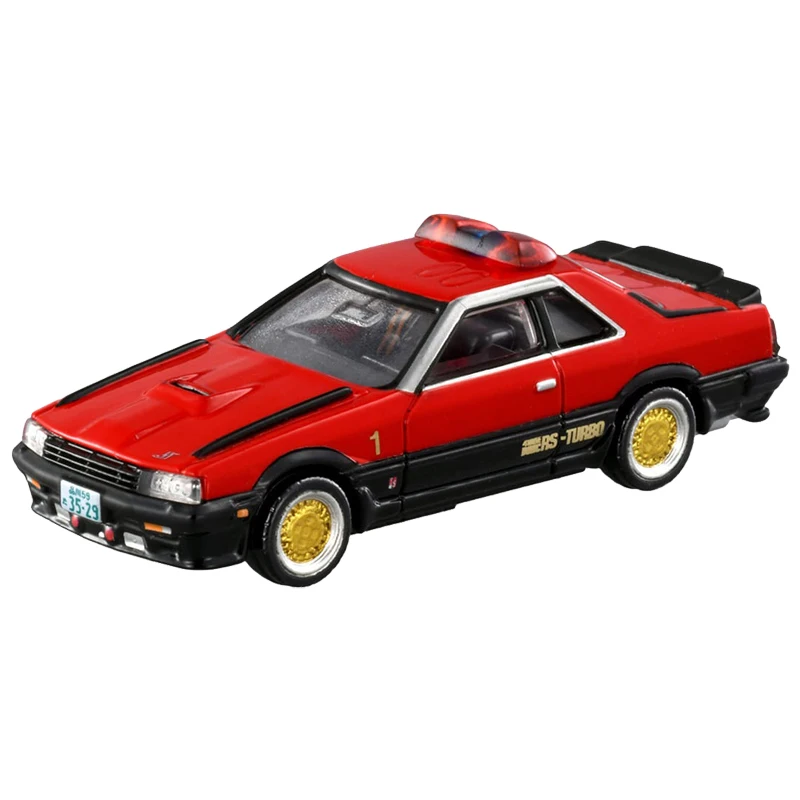 TAKARA TOMY diecast alloy car model toy Flagship Western Police RS1 Police car Collection display piece for children's gifts.