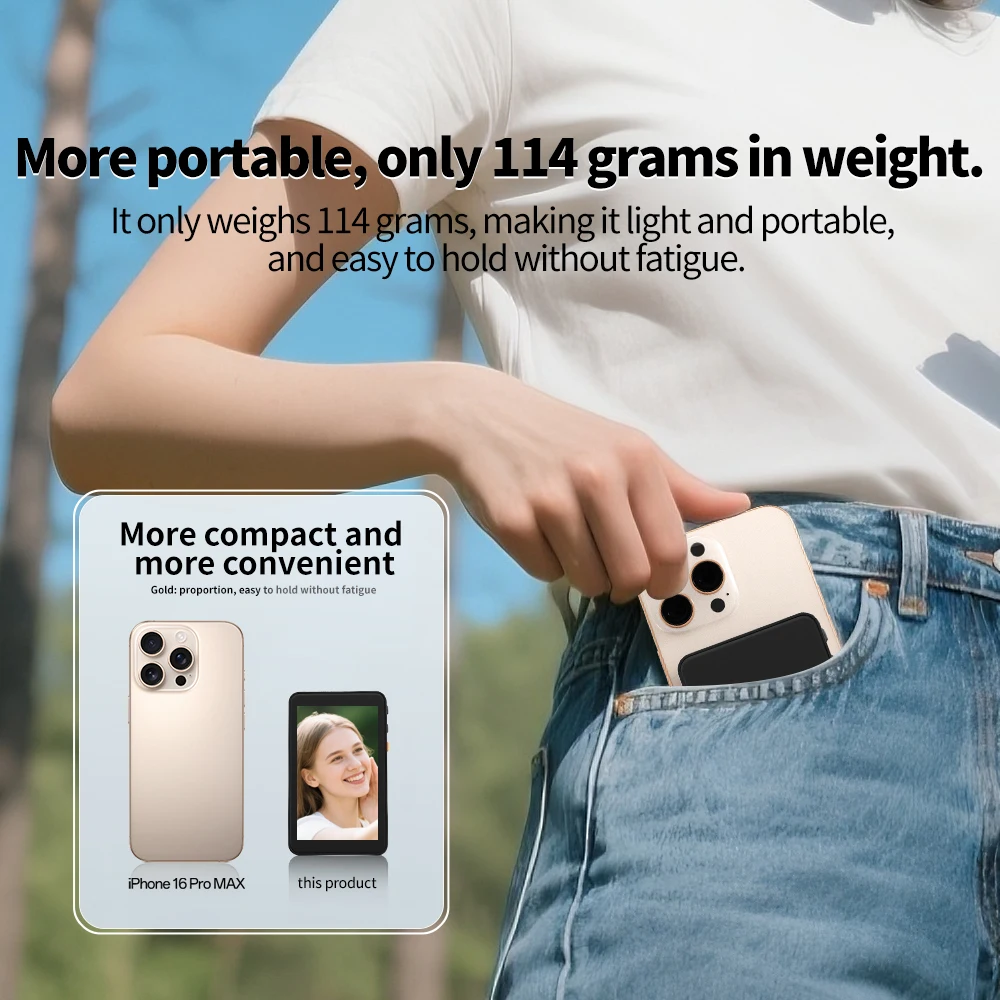 Magnetic Phone Selfie Screen Wireless Camera Version 1500mAh Vlog Live Stream for iPhone Android phonePortable Pocket