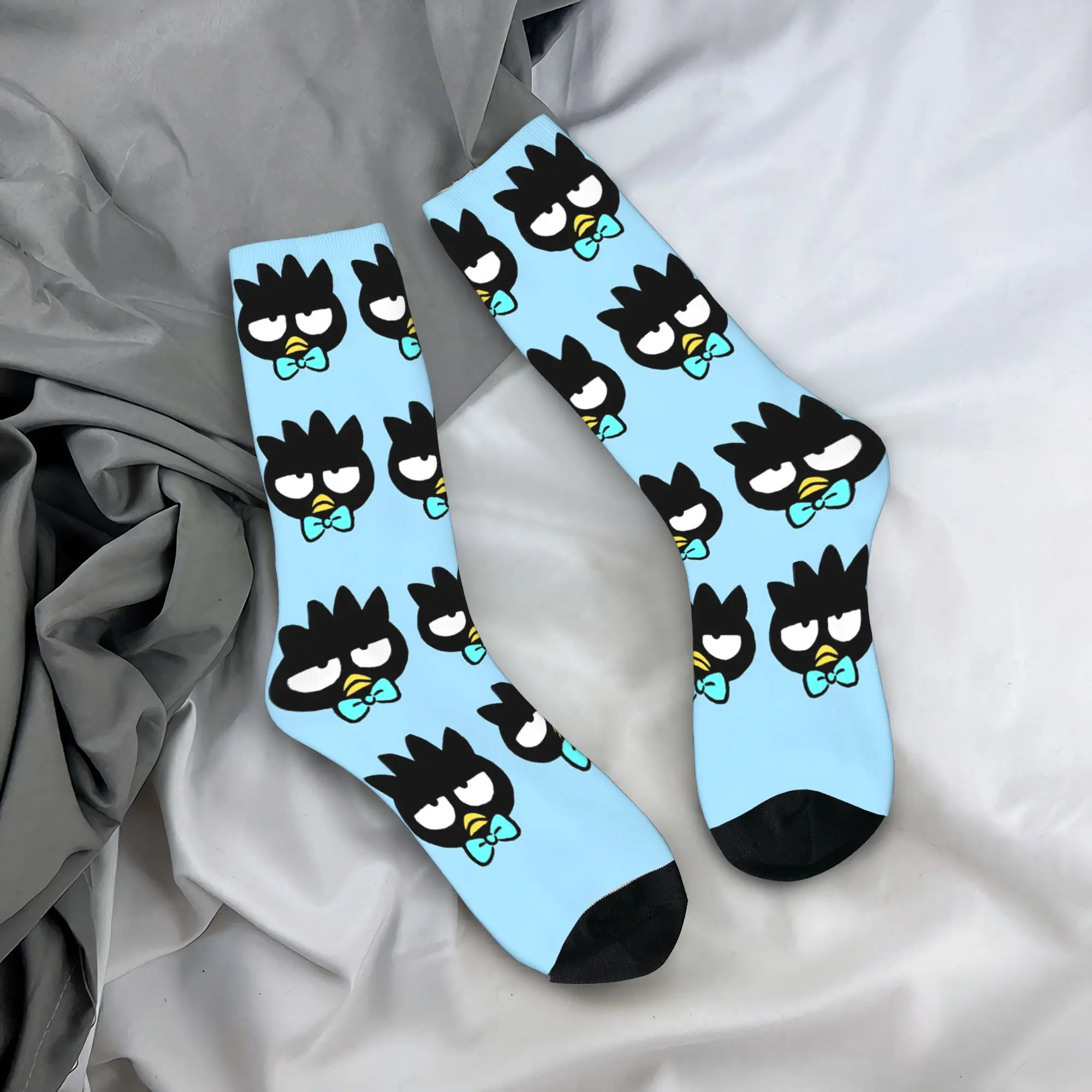 جوارب Bad Badtz Maru جرافيك جوارب مضحكة للخريف جوارب مضادة للانزلاق للرجال جوارب مريحة للاستخدام في الهواء الطلق