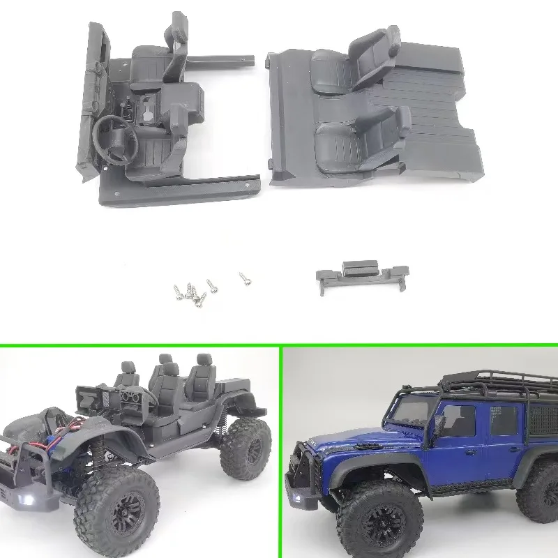 

Simulation RC Model Seat Interior Decorative Modification for 1/18 RCCrawler Car Traxxas TRX4M Defender Upgradeds Accessories