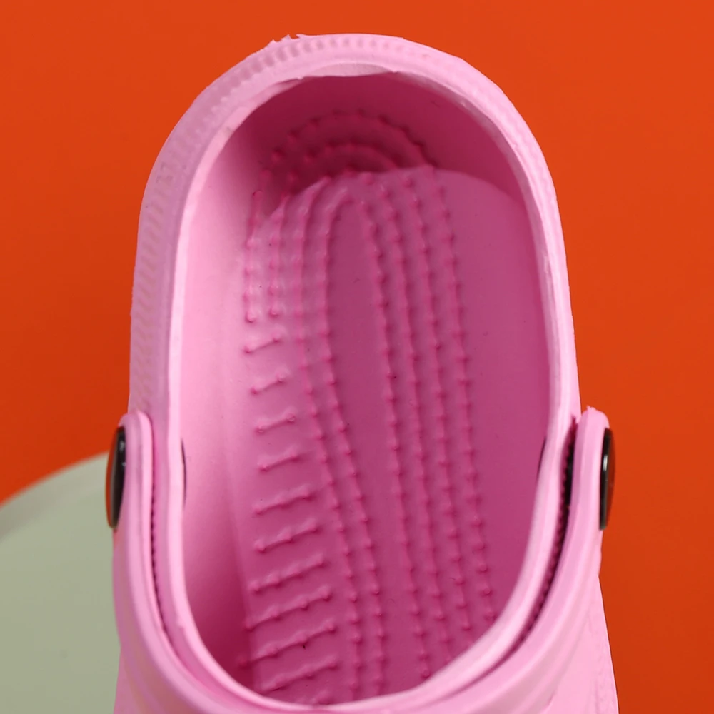 جديد الصيف والخريف قباقيب النعال غير رسمية عدم الانزلاق لينة وحيد خفيفة الوزن كهف الصنادل لصبي وفتاة أحذية للحديقة في الهواء الطلق