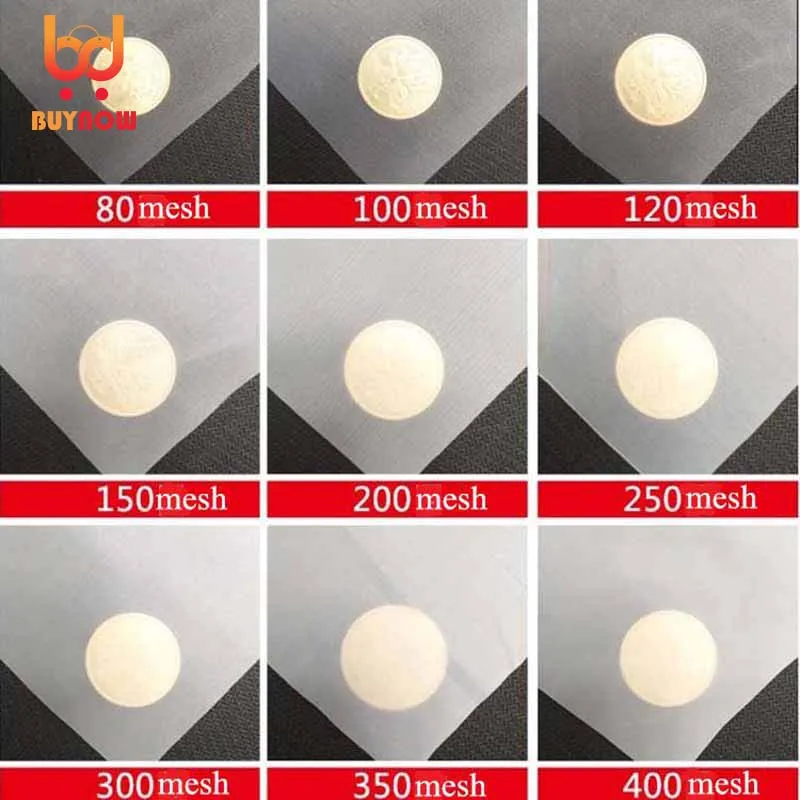 Nylon net filter 80 100 120 150 160 200 250 260 300 350 400 450 500 mesh 180-25 micron nylon wine water filter paint ink purify