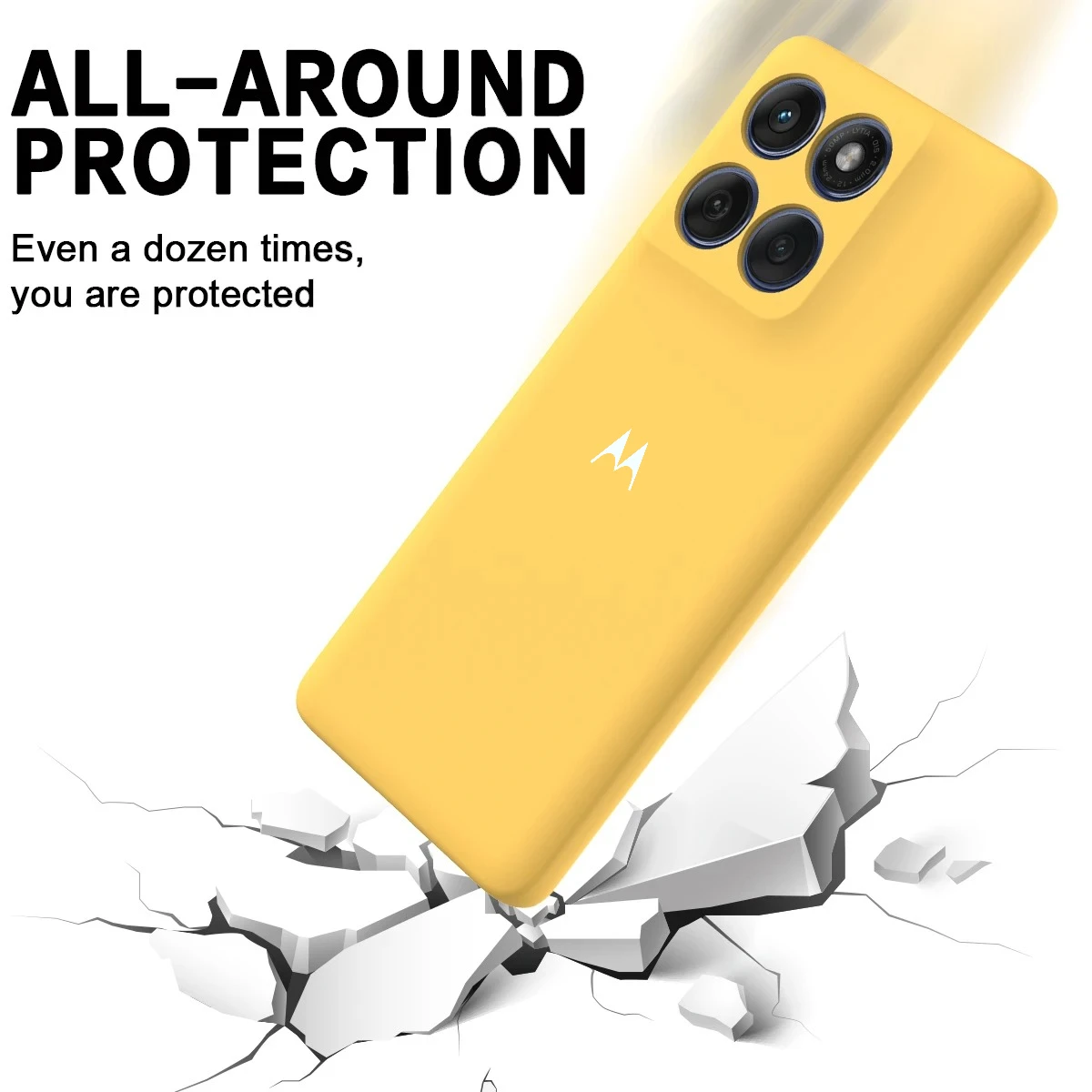 Original Flüssig-Silikon Hautgefühl Handyhülle für Moto G77/67/57/17 Power G86 Edge 70 Ultra 60 50 Pro mit Handschlaufe Schutzhülle – Detail 4