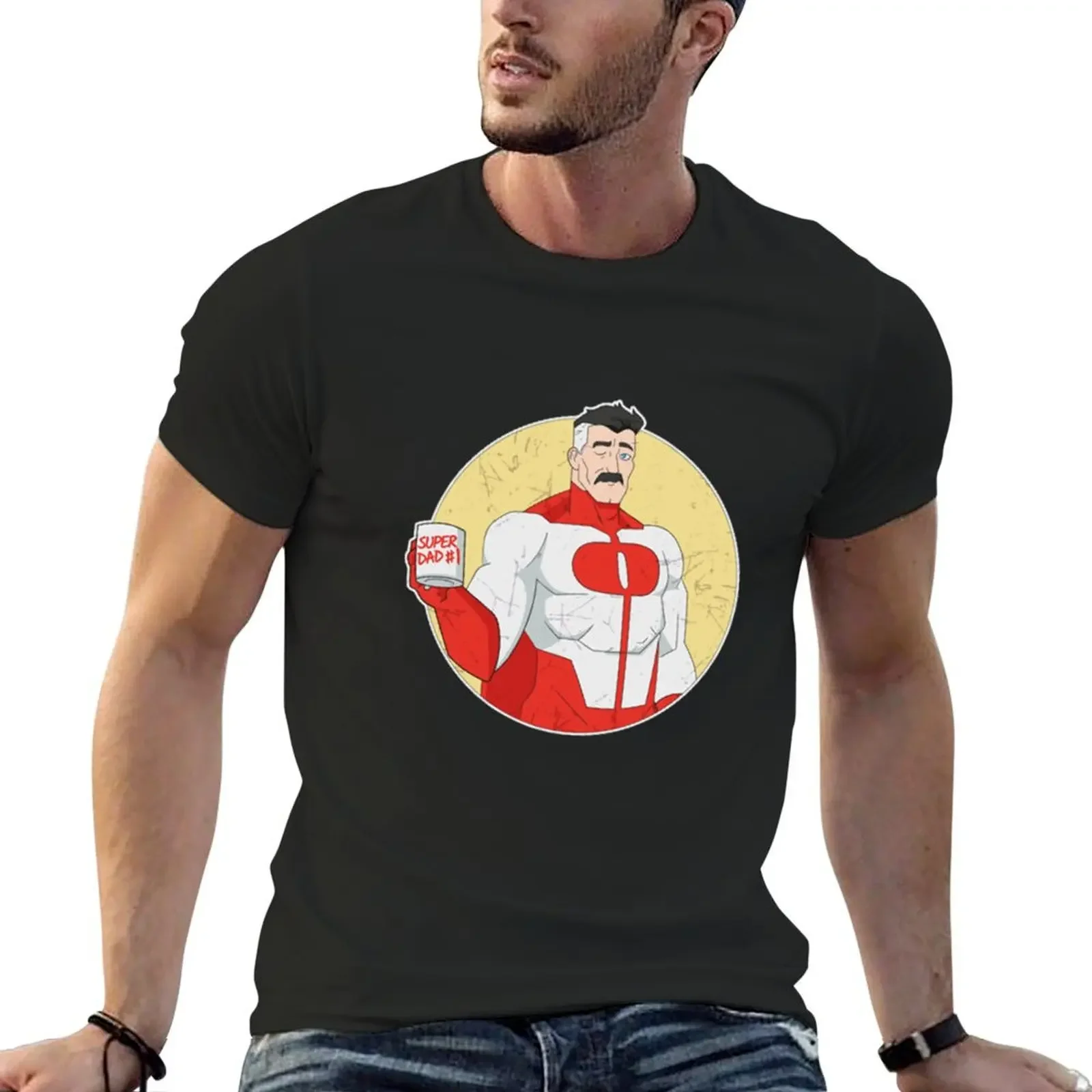 

Omni Man Super Dad T-Shirt vintage clothes essential t shirt blanks clothing for men